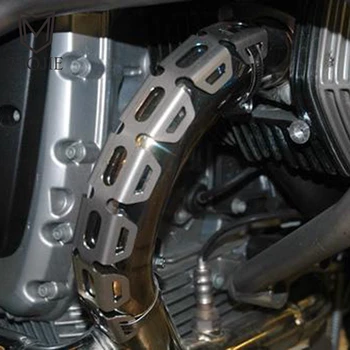 Motociklo Išmetamosios Wrap Duslintuvo Vamzdžio Kojos Raštas Šilumos Skydas Guard Padengti Yamaha XT660R XT660Z Tenere XT1200Z Super Tenere