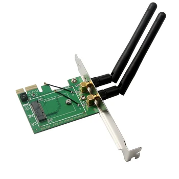 M. 2 PCI-E Konverteris Belaidžio WiFi Tinklo plokštė, 
