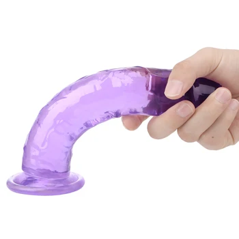 OLO Minkštos Želė Dildo Sekso Žaislas, skirtas Suaugusiųjų Realistiškas Penis G-taško Orgazmas Stipri Siurbimo Taurės Sekso Žaislas, skirtas Moteriai, Analinis Butt Plug Erotika