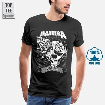 Pantera Juoda Grafinis Spausdinti Heavy Metal Rock Band Prekės Clothihng Aukščiausios Kokybės Mados Mens Marškinėliai Medvilnė