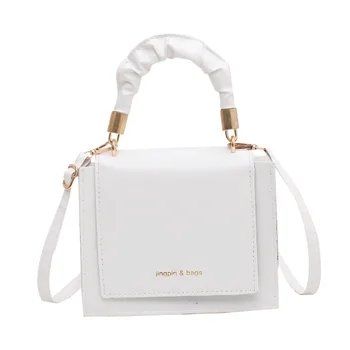 Mažas kvadratas maišelį 2021 Naujas Mados spalvų moterys paprastumo Grynos Spalvos Minkštas krepšys Aukštos kokybės dizainerio Rankinės ir piniginės