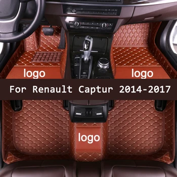 APPDEE odos Automobilio grindų kilimėliai Renault Captur 2018 Custom auto pėdų Pagalvėlės automobilių kilimų dangtis