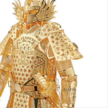 3D Metallic Modelį, Vaikai Suaugusiųjų Žaislai Karių Šarvai Modelis Įspūdį Han Dinastijos Bendrojo Samurajus Vaikams 