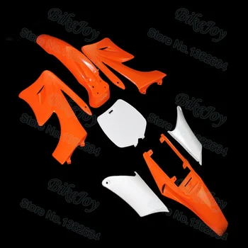 Oranžinės spalvos Plastikinis Lauktuvės Sparnas Kūno Kit 47cc 49cc 2 Taktų Apollp Orion Mini Dirt Bike