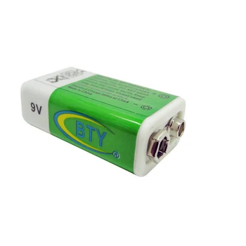 4Pcs/Daug BTY 9V Įkraunamas Baterijas 300mAh NI-MH Perdirbamų NiMh Baterija Elektroninių Žaislų Batteria Ląstelių Sandėlyje