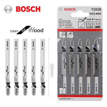 Bosch T101B Jig Saw Peilio Medienos apdirbimo, Medienos ir Aliuminio Metalo Pjovimo Elektrinio Pjūklo Ašmenys iš Nerūdijančio Plieno pjauti