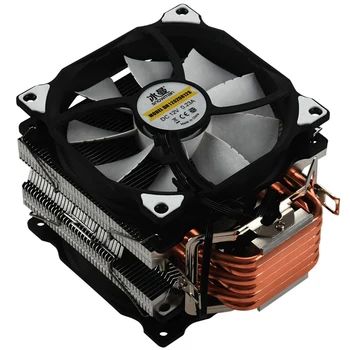 SNIEGO M-T6 4PIN CPU Cooler Master 6 Heatpipe Dvigubai 12cm Ventiliatoriai Aušinimo Ventiliatorius LGA775 1151 115X 1366 Paramos AMD