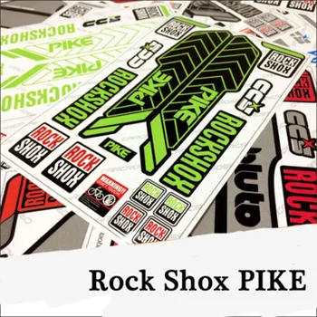 17 Rock Shox PIKE Priekinės Šakės dviračių lipdukai, dviračių reikmenys, lipdukai Kelių Dviratį dviračių MTB DH Race Vinilo lipdukas nemokamas pristatymas