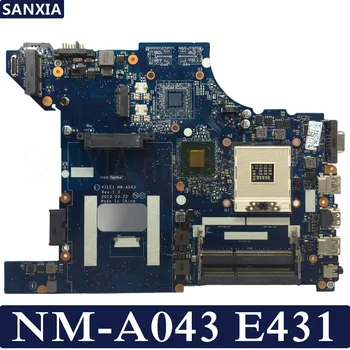 KEFU NM-A043 Nešiojamojo kompiuterio motininė plokštė Lenovo ThinkPad Edge E431 originalus mainboard GM
