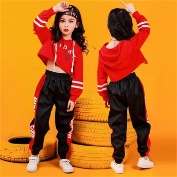 Merginos boutique komplektai 4 6 8 10 12 13 14 16 18 Metų hip-hop hoodies megztiniai vaikams kostiumai mergaitėms, vaikams, vasaros, pavasario drabužių