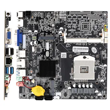 Dapper mini ITX Intel HM65 PGA 989 plokštė su iki 8GB DDR3 ir mini SATA3 mini PCIE lizdas paramos WiFi