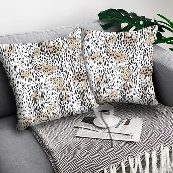 3D atspausdintas leopardas spausdinti pagalvėlė padengti Dekoratyvinės Pagalvės Atveju Super Minkštas Seksualus Pagalvės Atvejų, Sofos Poliesteris Mesti Užvalkalas