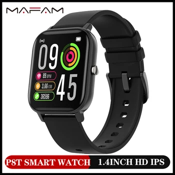 MAFAM P8T Smart Watch Vyrų, Moterų Širdies ritmo Monitorius 1,4 colio HD Ekranas, Smart Apyrankė Su Kūno Temperatūra