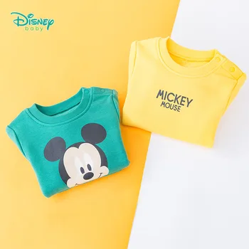 Disney Vaikams Drabužių Hoodies Rudens Baby Girl Berniukas Medvilnės Sportshirt Šiltas Pliušinis Animacinių filmų Mickey Mados Gatvė Hoodies