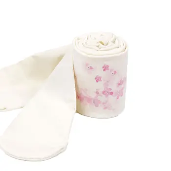 Lolita originalus lolita vasarą pieno balta pink cherry blossom plonas antblauzdžiai pėdkelnės, kojinės kojinės