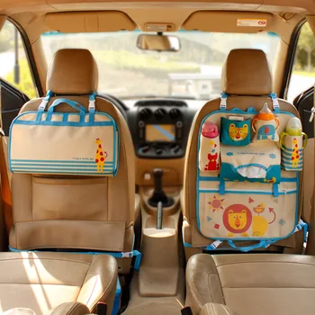 Animacinių filmų Automobilio Sėdynės atlošo Saugojimo Pakabinti Maišelį Organizatorius Automobilio stiliaus Kūdikių Produkto Varia Sukrovimas Valymas Automobilių Interjero Priedai