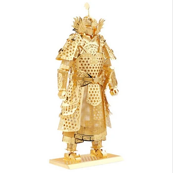 3D Metallic Modelį, Vaikai Suaugusiųjų Žaislai Karių Šarvai Modelis Įspūdį Han Dinastijos Bendrojo Samurajus Vaikams 