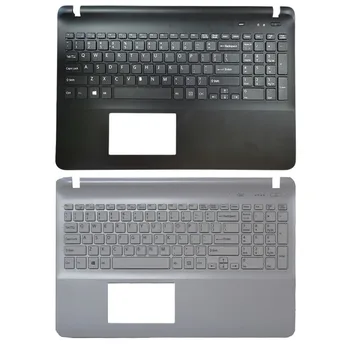 JAV nešiojamojo kompiuterio klaviatūra sony Vaio SVF152C29U SVF152C29W SVF152C29X SVF152A29L SVF152C29L juoda/balta su Palmrest viršutinį Dangtelį