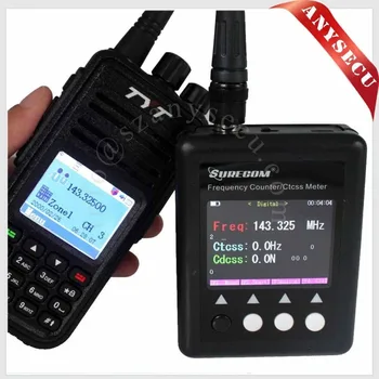 SF401-PLUS Portable Dažnio Matuoklis su CTCCSS/DCS Dekoderis w UHF Antena