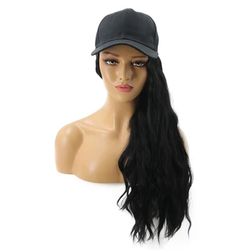 Reguliuojamas Beisbolo Kepurę Žmogus Moterų Ilgą Peruką Garbanos Plaukų Juokinga Kepurės Unisex Suvenyrinius Beisbolo kepuraitę