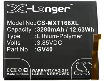 Cameron Kinijos 3280mAh Baterija GV40, SNN5968A už Motorola Moto Z Droid Jėga, Moto Z Jėga, Moto Z Jėga, Droid, XT1650-02