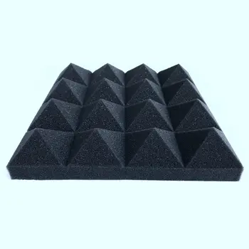Naujas 12 vnt -garso izoliacija Putų Garso Sugerties Piramidės Studija Gydymo Sienų Plokštės