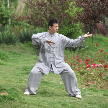 Chi Vienodas Medvilnės, 6 Spalvų, Aukštos Kokybės Wushu Kung fu Drabužiai Vaikams, Suaugusiems, Kovos menų Wing Chun Kostiumas